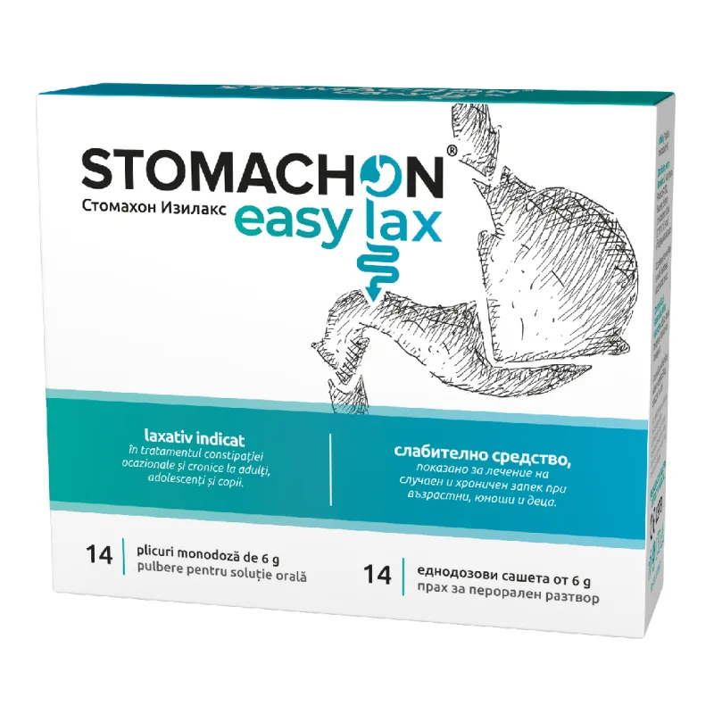Stomachon Easylax, 14 plicuri, NaturPharma — preț și oferte