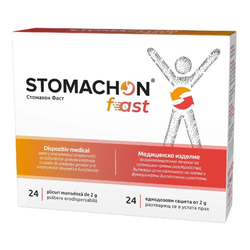 Stomachon Fast, 24 plicuri monodoza, Naturpharma — preț și oferte