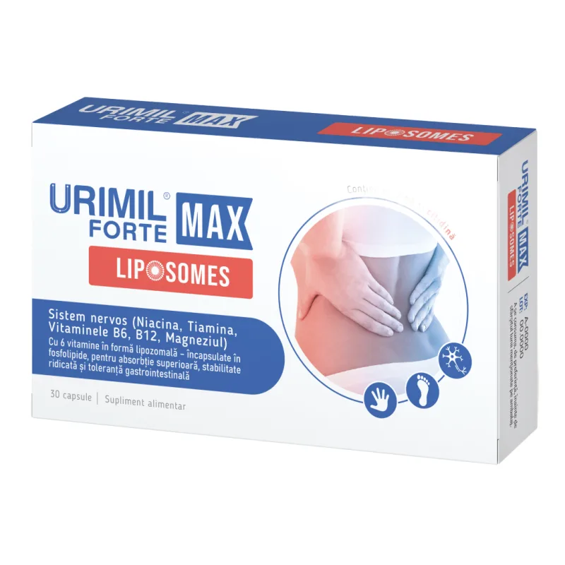 Urimil Forte Max Liposomes, 30 capsule, Naturpharma — preț și oferte