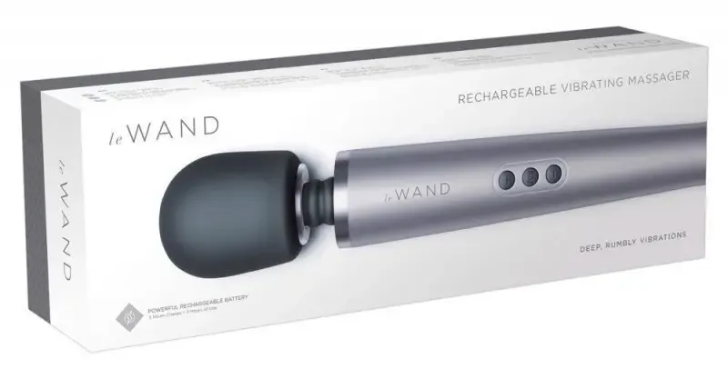 Masaj electric, Le Wand, reîncărcabil, gri — preț și oferte