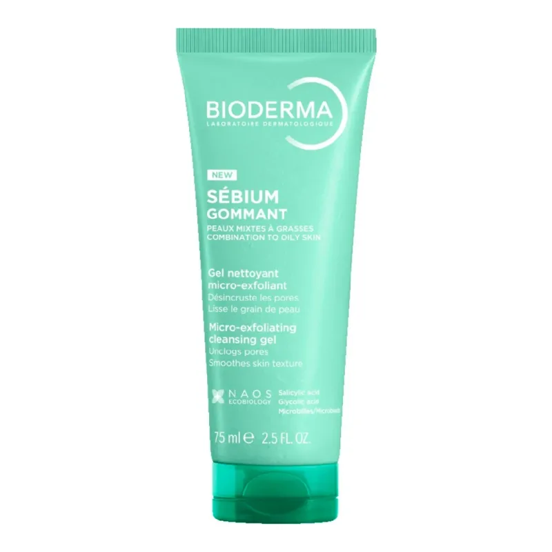 Gel exfoliant Sebium, 75 ml, Bioderma — preț și oferte