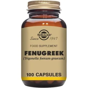 Capsule vegetale, Solgar, Fenugreek, 100 bucati