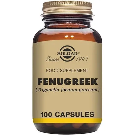 Capsule vegetale, Solgar, Fenugreek, 100 bucati — preț și oferte