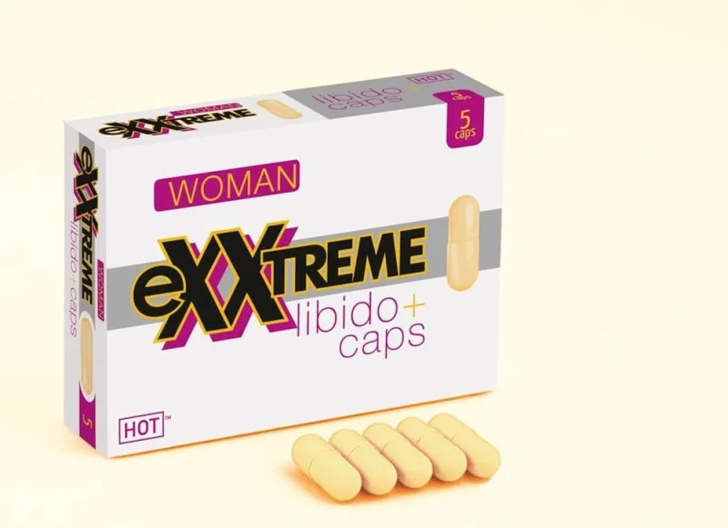 Supliment, Hot, eXXtreme Libido Caps, galben — preț și oferte