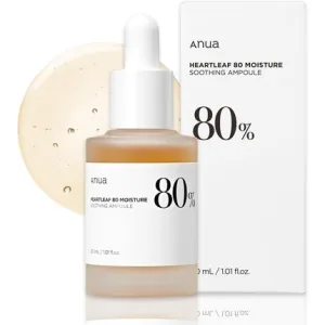 Ampulă Față Anua, Heartleaf 80%, 30ml, Transparent