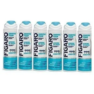 Spumă de ras, Figaro, pentru piele sensibilă, 400 ml