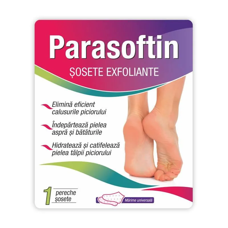 Parasoftin sosete exfoliante, 1 pereche ZDROVIT — preț și oferte