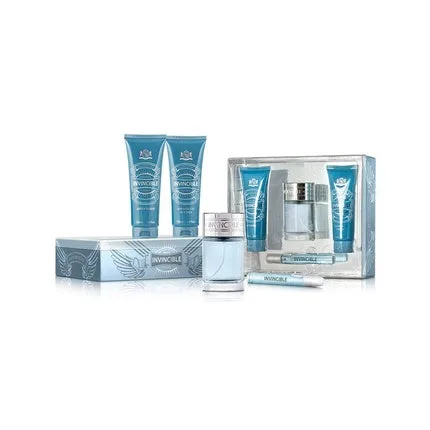 Set Cadou Invincible, New Brand, 4 Produse, 3.3oz EDT, 0.5oz EDT, 4.3oz After Shave, 4.3oz Gel de Duș — preț și oferte
