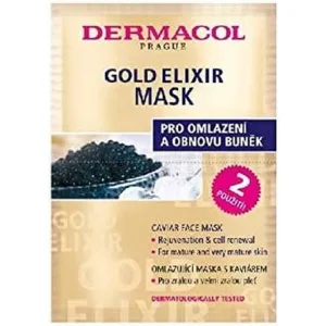 Masca faciala, Dermacol, Gold Elixir, 10g