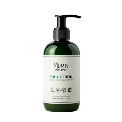 Loțiune de Corp Mums With Love, 250 ml, Sticlă Verde, Pompa Neagră — preț și oferte