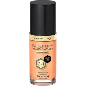 Fond de ten lichid, Max Factor, Facefinity 3-in-1, SPF 20 Caramel