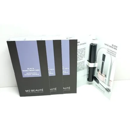 Mascara M2 Beauté Black Nano Nutrition și Creștere Naturală, negru, 6ml — preț și oferte