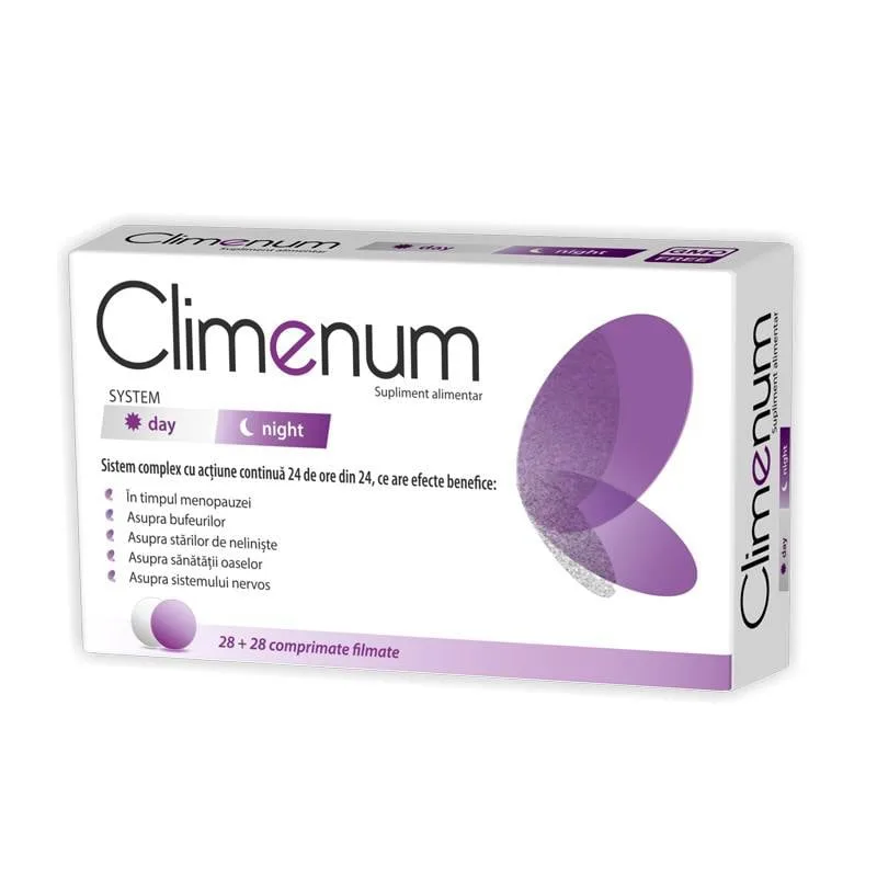 Climenum, 28 + 28 comprimate, ajutor la menopauza ZDROVIT — preț și oferte