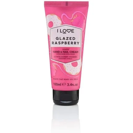 Cremă pentru Mâini și Unghii cu Aromă de Zmeură, I Love, 100 ml — preț și oferte