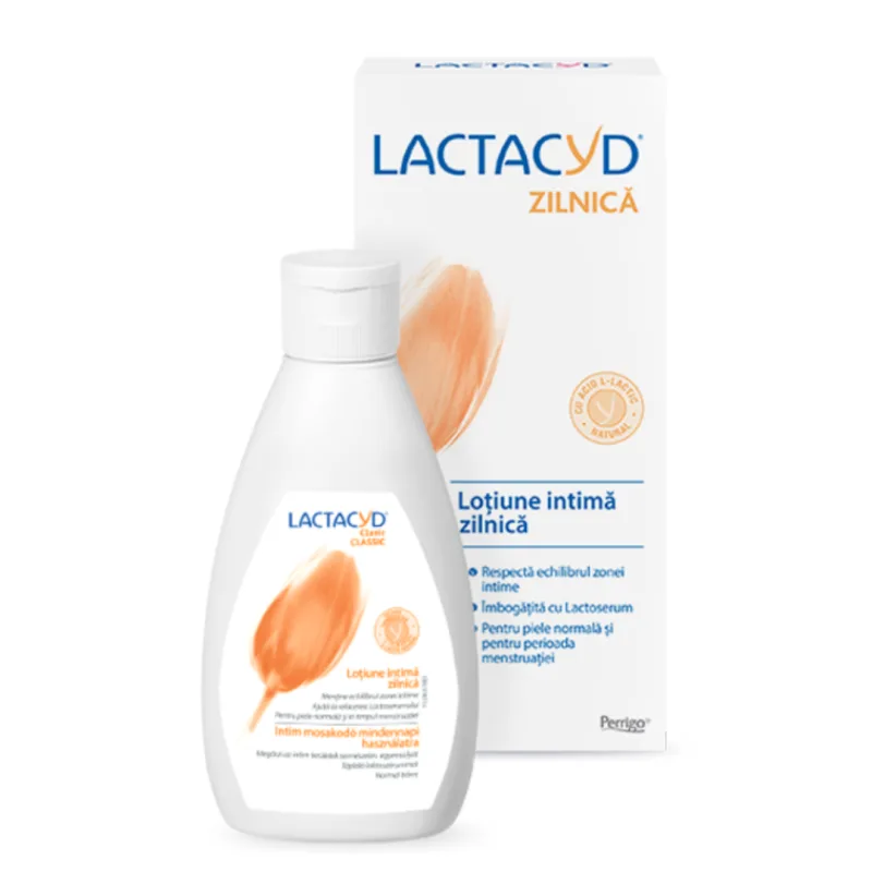 Lotiune intima zilnica, 200 ml, Lactacyd PERRIGO — preț și oferte