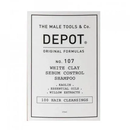 Șampon Depot Nr. 107 Whiteclay Sebumcontrol, 10ml — preț și oferte
