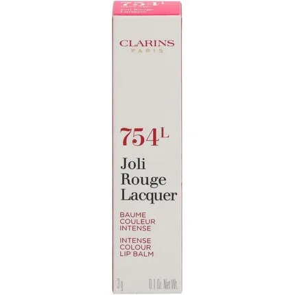 Balsam buze colorat Clarins Joli Rouge Lacquer 754 L Deep Red — preț și oferte
