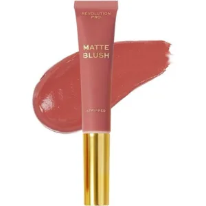 Fard de obraz, Revolution Pro, Matte Blush Wand, roz stripped