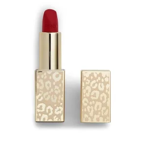Ruj, Revolution Beauty, New Neutral Satin Matte, roșu, ambalaj leopard