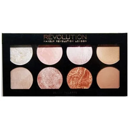 Paletă Fard Obraji Revolution Golden Sugar, 8 nuanțe Makeup Revolution — preț și oferte