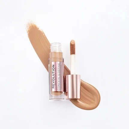 Concealer Revolution Beauty Conceal & Define C12, 4g, culoare mediu Makeup Revolution London — preț și oferte