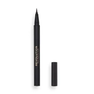 Creion Sprâncene, Makeup Revolution, Hair Stroke Pen, maro mediu