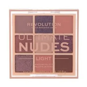 Paletă ochi, Makeup Revolution, Ultimate Nudes Medium, tonuri nude și mov