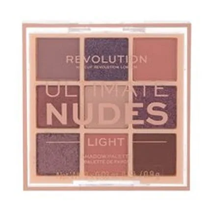 Paletă ochi, Makeup Revolution, Ultimate Nudes Medium, tonuri nude și mov — preț și oferte