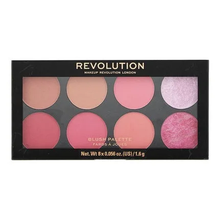 Paleta de blush-uri Makeup Revolution Sugar & Spice, 8 culori — preț și oferte