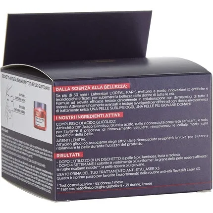 Discuri exfoliante Revitalift Laser X3 cu acid glicolic L'Oréal Paris — preț și oferte