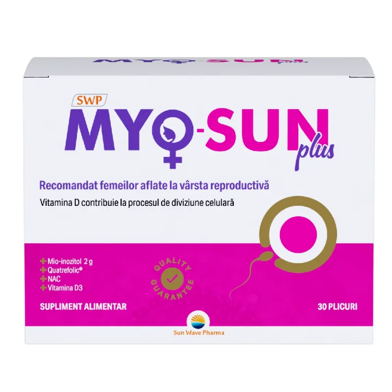 Myo-Sun Plus, 30 plicuri, Sun Wave Pharma — preț și oferte