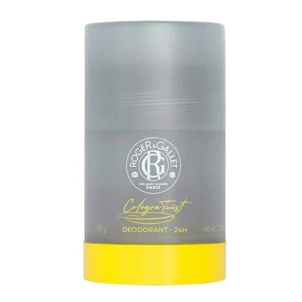 Roger Gallet Cologne Twist Deodorant Stick, 50g, galben — preț și oferte