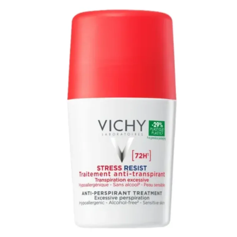 Deodorant roll-on Stress-Resist 72h, 50ml, Vichy — preț și oferte