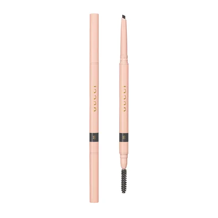 Cremă de sprâncene Gucci Stylo A Sourcils Waterproof Doubleended Eyebrow Pencil, Culoare Gri, 9g — preț și oferte