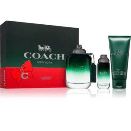 Set Cadou Parfum Coach Green, 50 ml + Deodorant pentru Bărbați, Verde — preț și oferte