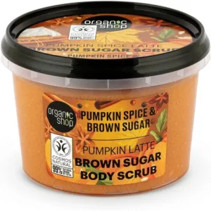 Scrub corp, Organic Shop, Pumpkin Spice Latte, zahăr brun