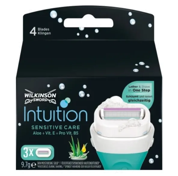 Lame de ras, Wilkinson Sword, Intuition Sensitive Care, 3 rezerve — preț și oferte
