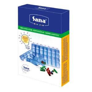 Organizator medicamente saptamanal, Sana