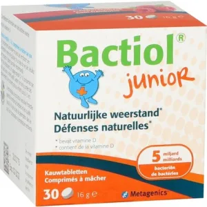 Vitamine, Metagenics, Bactiol Junior, masticabile, 30 comprimate