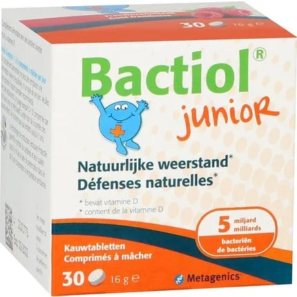 Vitamine, Metagenics, Bactiol Junior, masticabile, 30 comprimate — preț și oferte