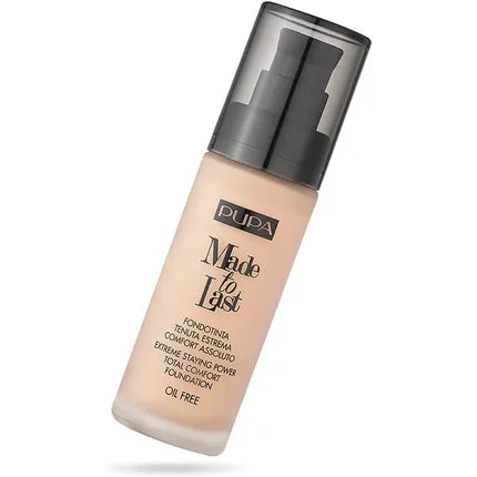Fond de ten Pupa Milano Made to Last Extreme SPF 10, 040 Medium Beige, 30g — preț și oferte