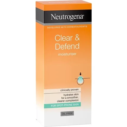 Cremă hidratantă Neutrogena Clear and Defend, 50ml, protecție UV — preț și oferte