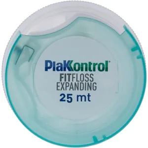 Ață dentară Plakkontrol Fit Floss 25m, turcoaz