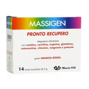 Supliment alimentar, Marco Viti, Massigen Pronto Recupero, roșu