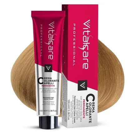 Vopsea de păr, Vitalcare, cremă proteine mătase, blond deschis — preț și oferte