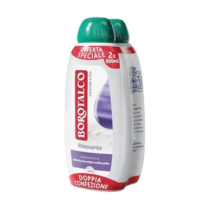 Gel de duș, Borotalco, Relax, lavandă și iris, 600 ml — preț și oferte