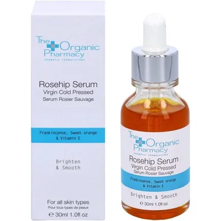 Ser facial, The Organic Pharmacy, ulei de trandafir, 30ml — preț și oferte