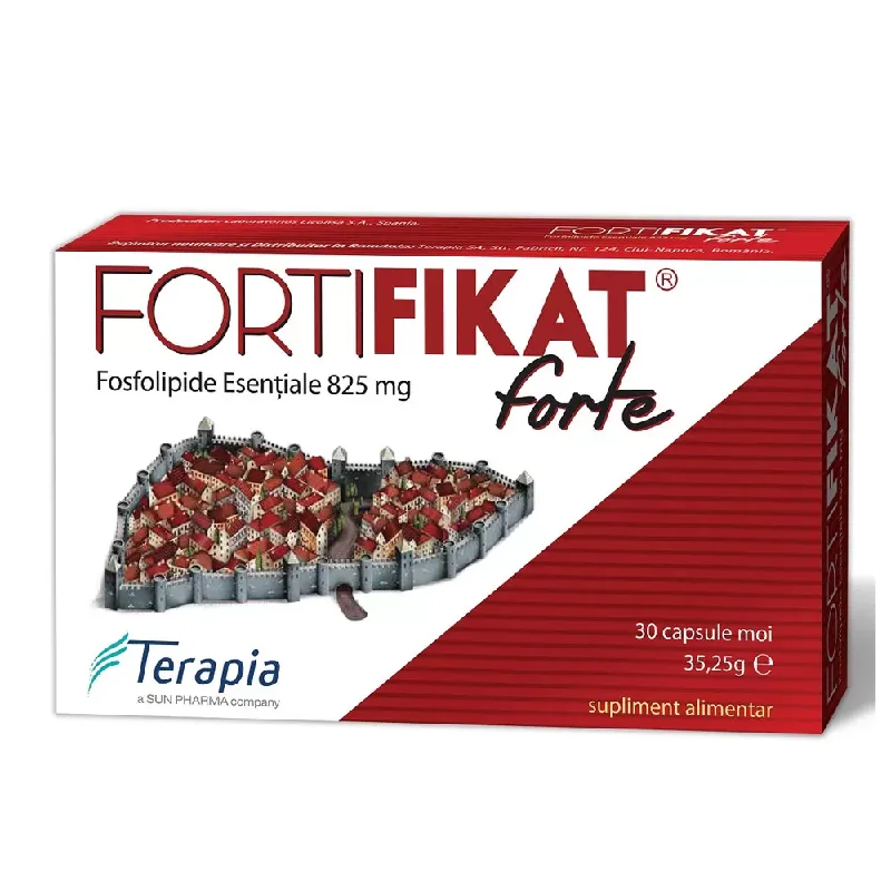 Fortifikat Forte, 825 mg, 30 capsule, Terapia TERAPIA SA — preț și oferte