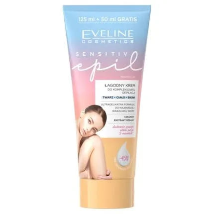 Cremă depilatoare Markenlos Evelin Sensitive, 175ml — preț și oferte