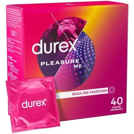 Prezervative Durex Pleasure Me, 40 buc, roz — preț și oferte